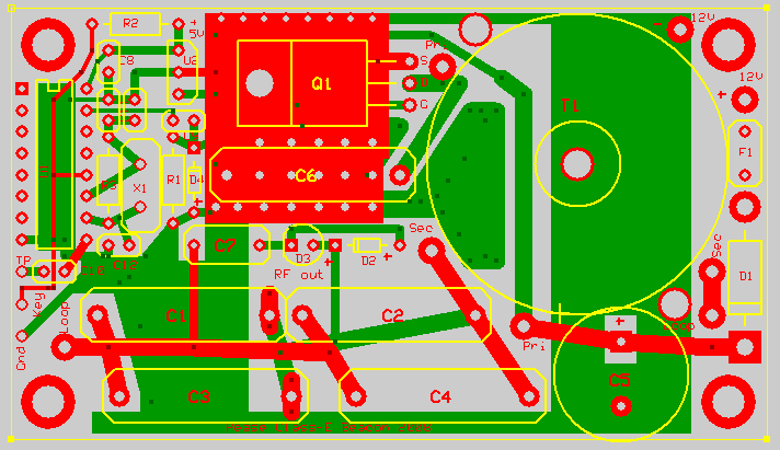 Class-E Beacon PC Board